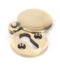 Aged Brass Round Escutcheon