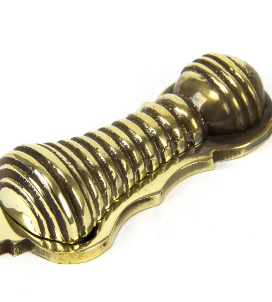 Aged Brass Beehive Escutcheon