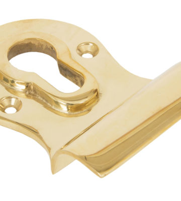From The Anvil Polished Brass Euro Door Pull