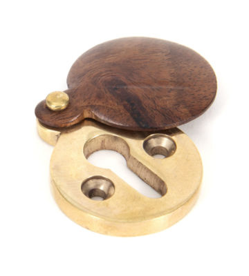 From The Anvil Rosewood Round Escutcheon