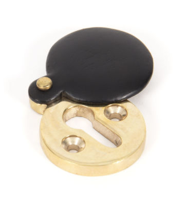 From The Anvil Ebony Round Escutcheon