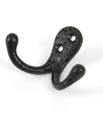 From The Anvil Black Celtic Double Robe Hook