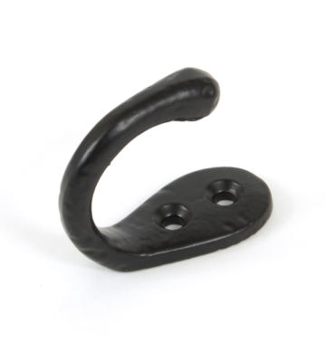 From The Anvil Single Robe Hook  – Black