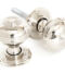 From The Anvil Polished Nickel Prestbury Mortice/Rim Knob Set - 50mm
