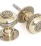 From The Anvil Aged Brass Prestbury Mortice/Rim Knob Set - 50mm
