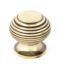 Aged Brass Beehive Cabinet Knob - Small