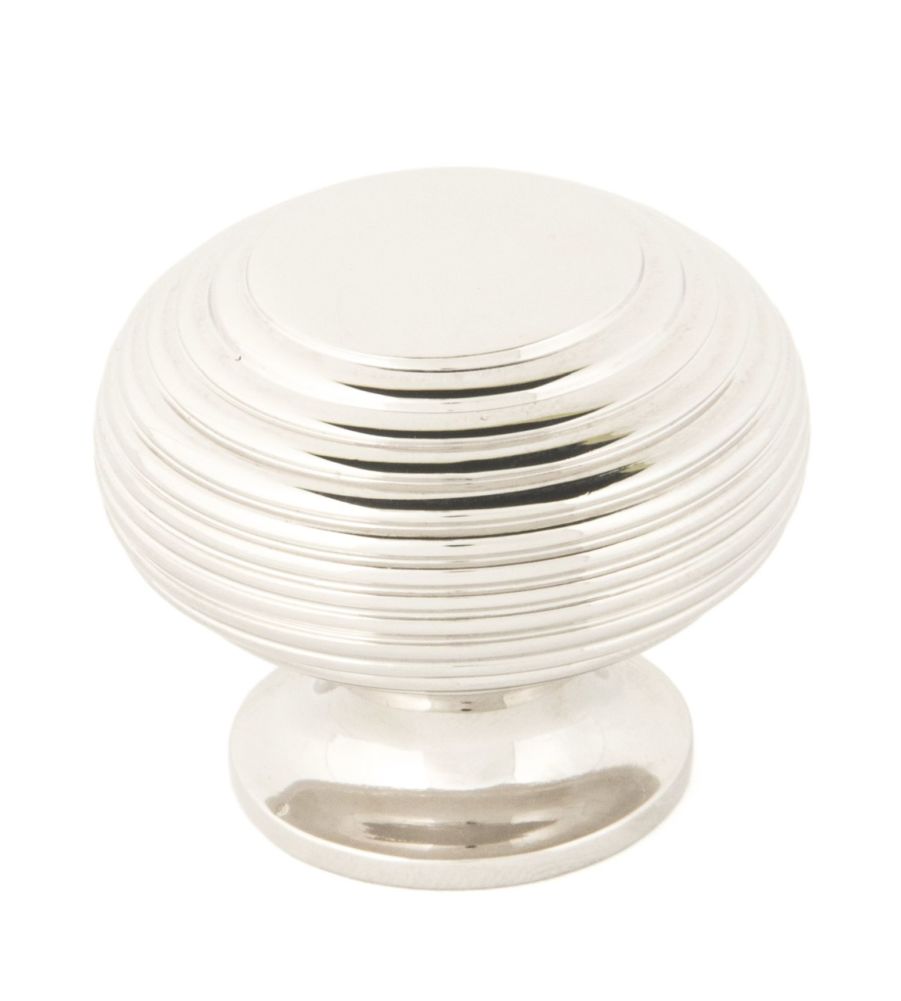 Polished Nickel Beehive Cabinet Knob - Large