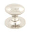 Polished Nickel Oval Cabinet Knob - Large