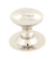 Polished Nickel Oval Cabinet Knob - Small