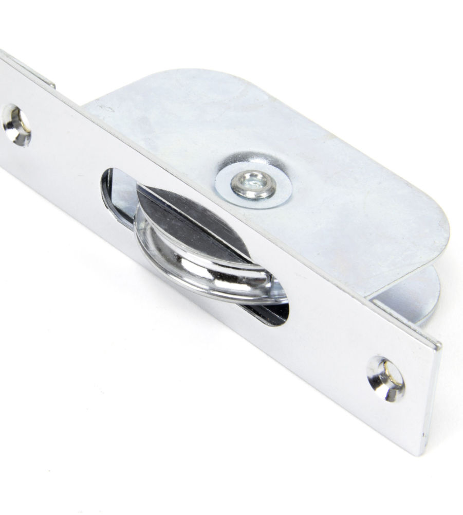 Polished Chrome Square Ended Sash Pulley 75kg