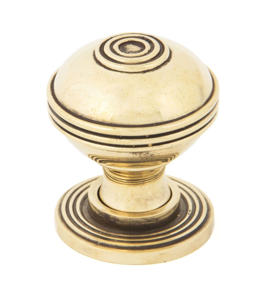 Aged Brass Prestbury Cabinet Knob - Small
