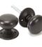 Aged Bronze Mushroom Mortice/Rim Knob Set