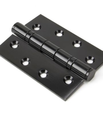 From The Anvil Black on SS 4″ Ball Bearing Butt Hinge (Pair)