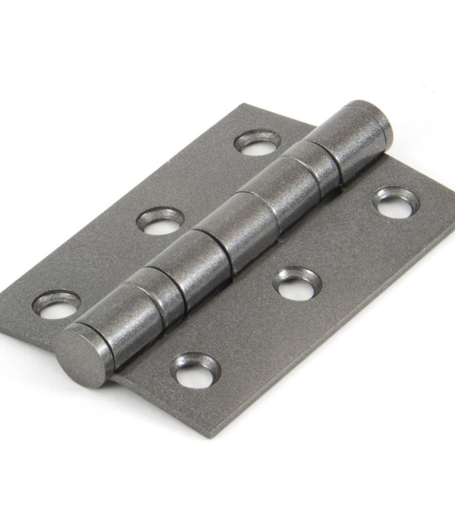 Pewter 3" Ball Bearing Butt Hinge (Pair)