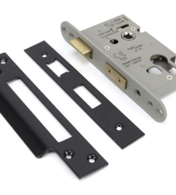 From The Anvil Black 2.5″ Euro Sash Lock