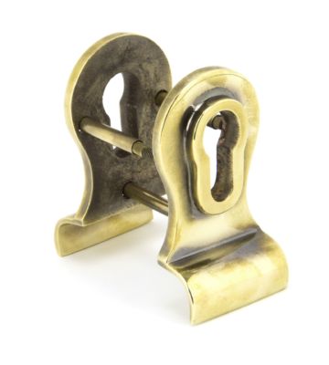 From The Anvil Aged Brass 50mm Euro Door Pull (Back to Back fixings)