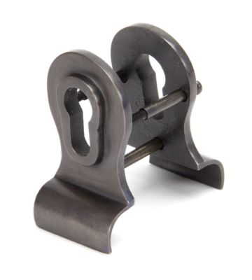 From The Anvil Aged Bronze 50mm Euro Door Pull (Back To Back Fixings)