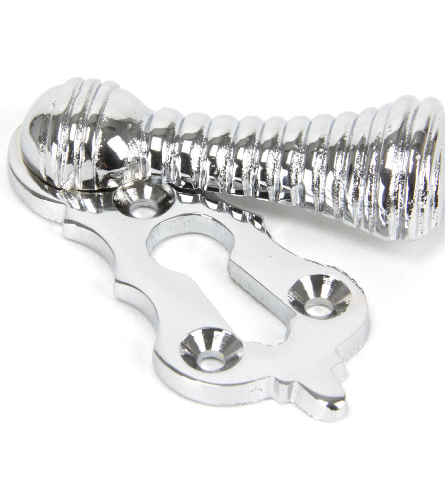 Polished Chrome Beehive Escutcheon