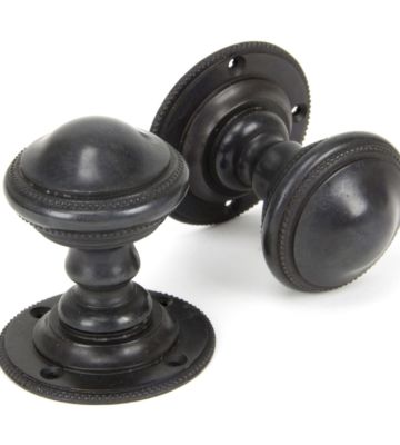 From The Anvil Aged Bronze Brockworth Mortice Knob Set