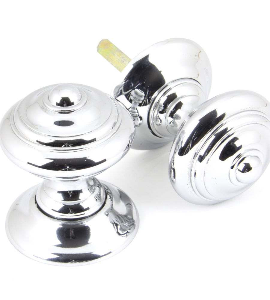 Polished Chrome Elmore Concealed Mortice Knob Set