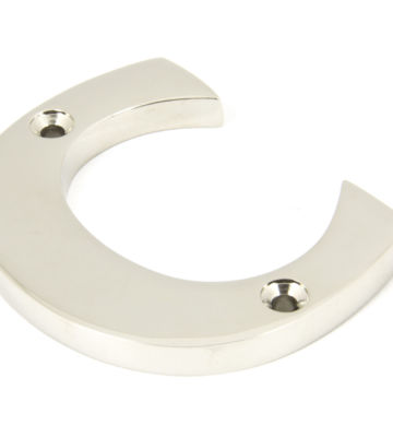From The Anvil Polished Nickel Letter ‘C’