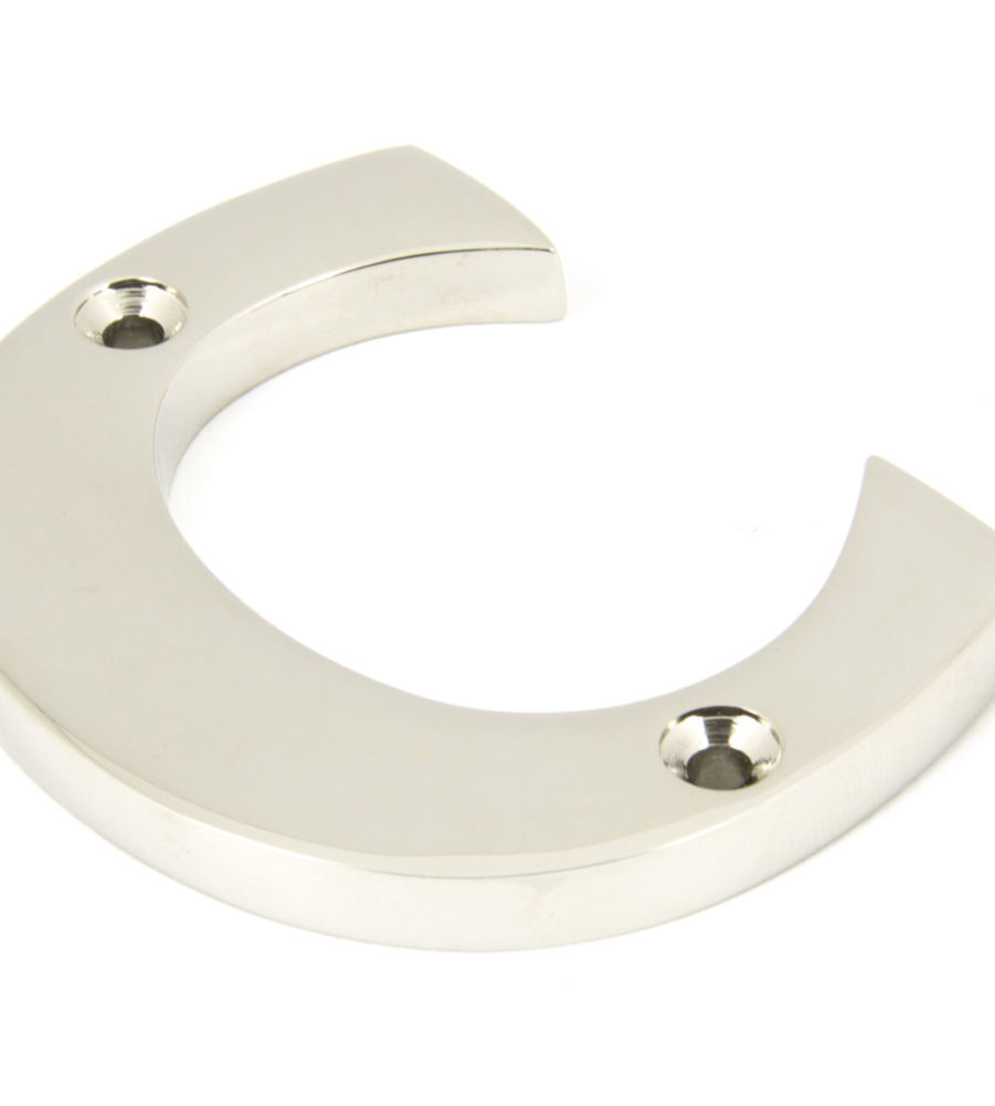 Polished Nickel Letter 'C'