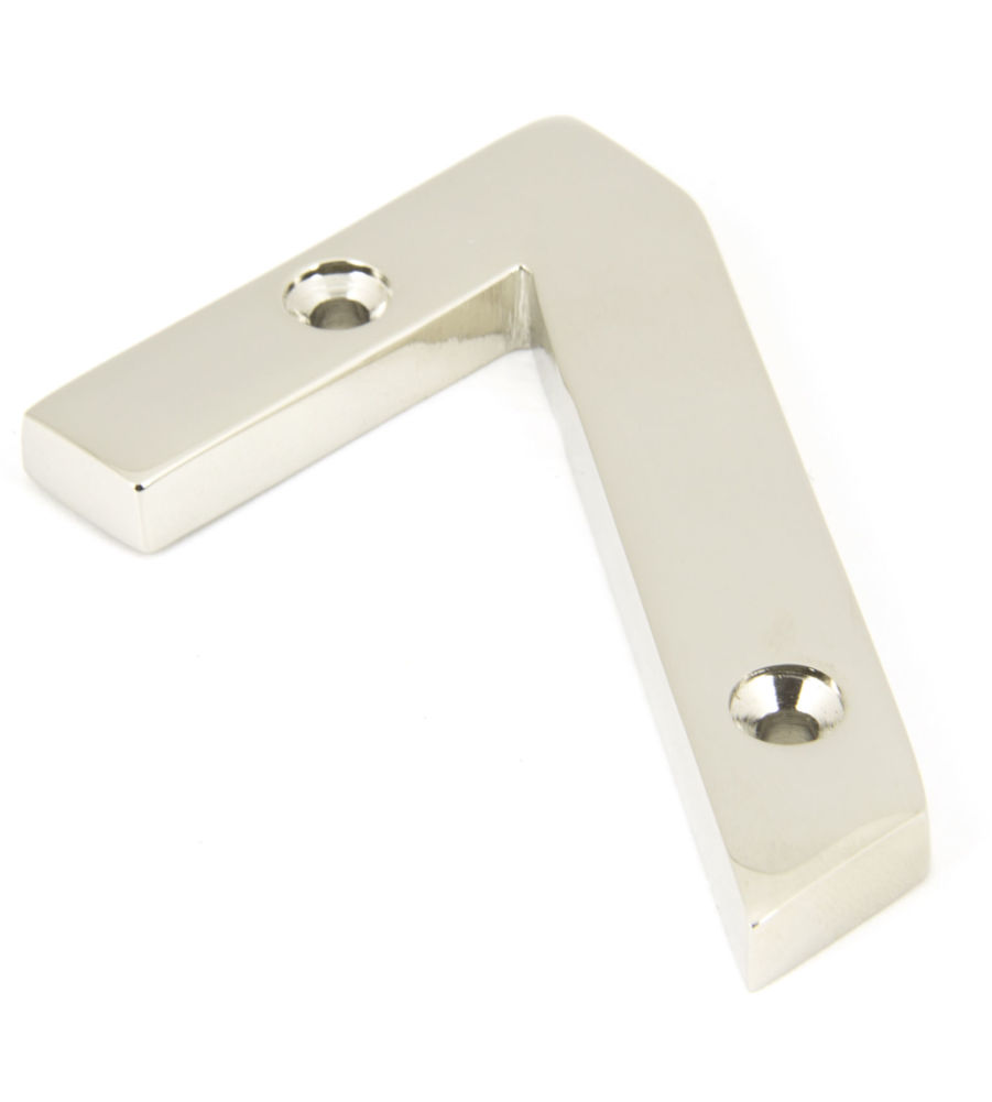 Polished Nickel Numeral No '7'