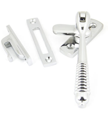 From The Anvil Polished Chrome Reeded Fastener – Locking
