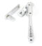 Polished Chrome Night Vent Reeded Fastener - Locking 