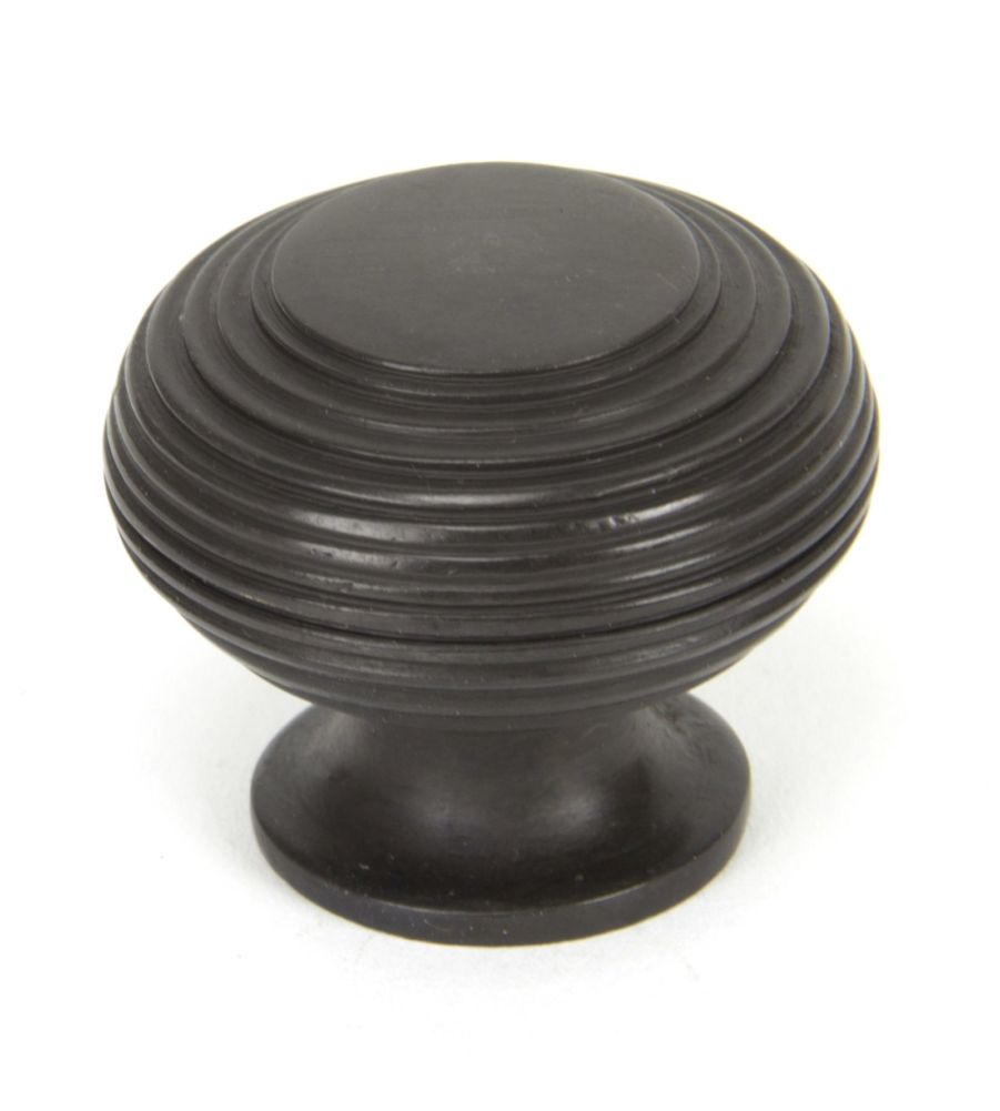 Aged Bronze Beehive Cabinet Knob - Large