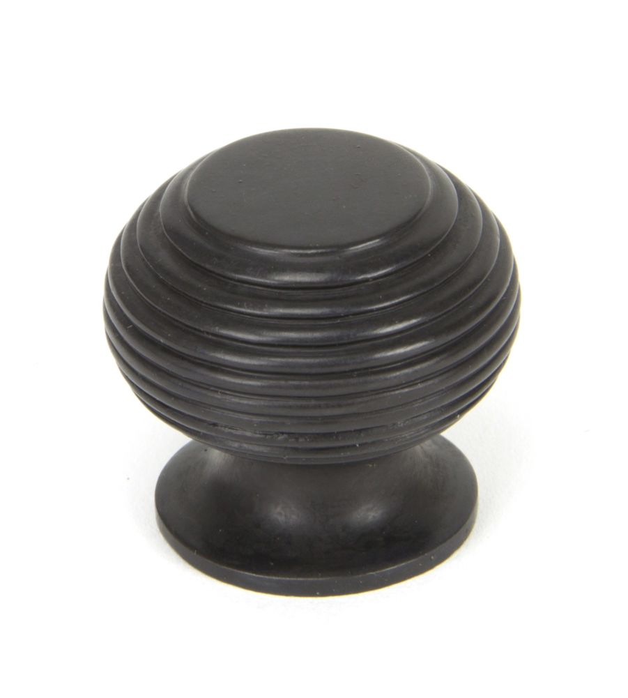 Aged Bronze Beehive Cabinet Knob - Small