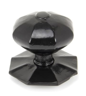 From The Anvil Black Octagonal Centre Door Knob – Internal