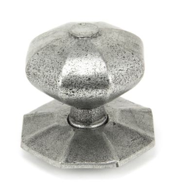 From The Anvil Pewter Octagonal Centre Door Knob – Internal