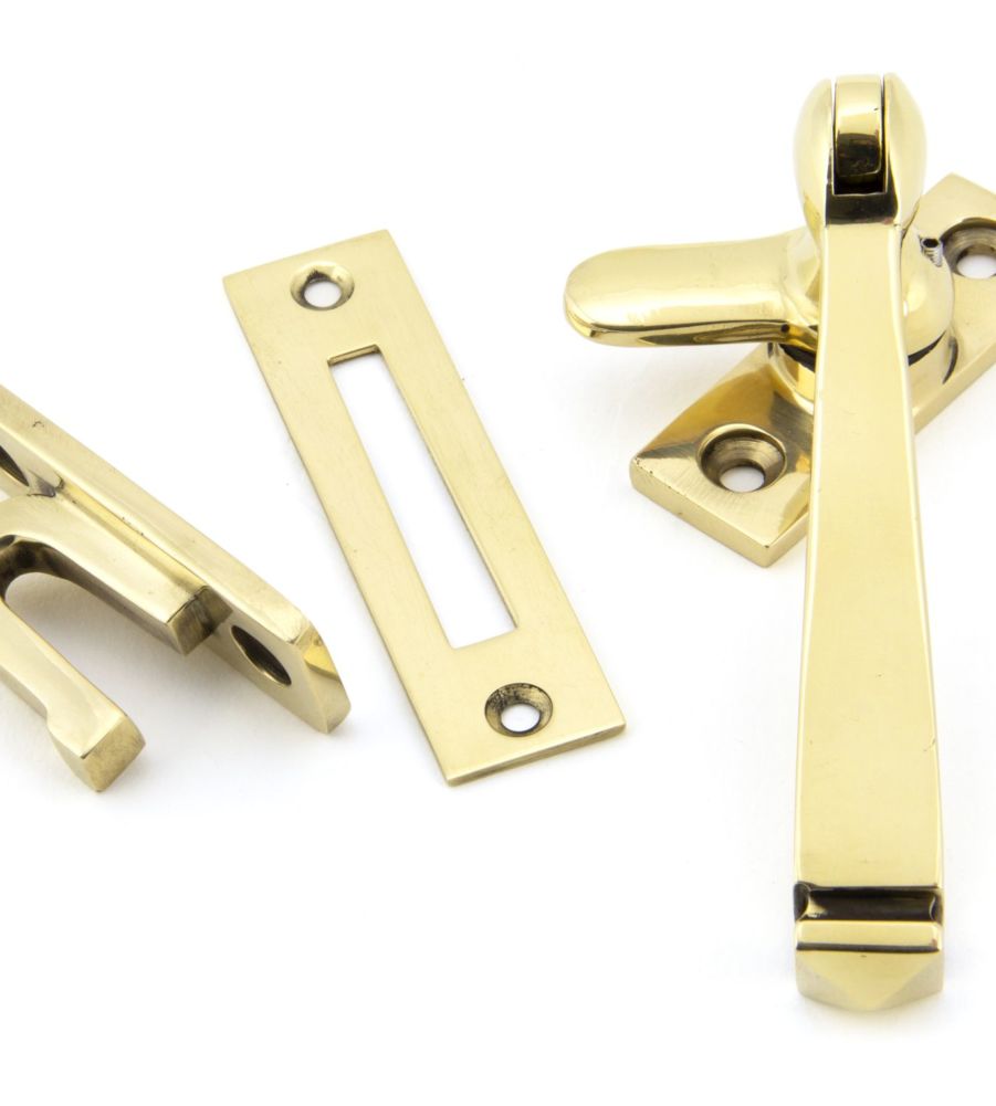 Aged Brass Locking Avon Fastener