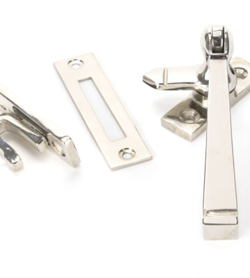 From The Anvil Polished Nickel Locking Avon Fastener