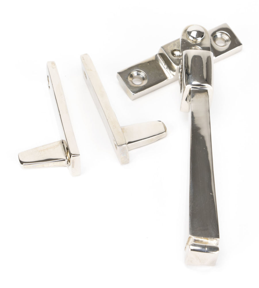 Polished Nickel Night-Vent Locking Avon Fastener