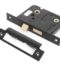 From The Anvil Black 3'' Bathroom Mortice Lock
