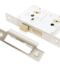 From The Anvil Nickel Plated 3" Standard Bathroom Mortice Lock