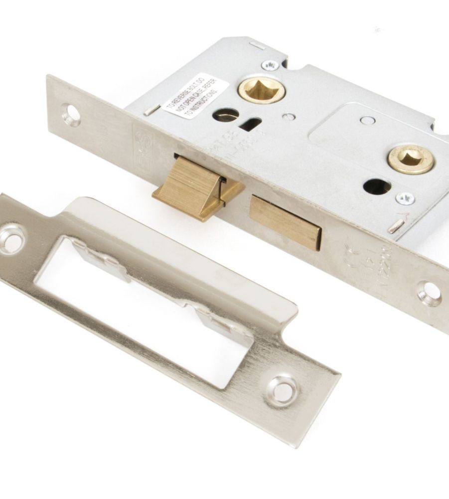 From The Anvil Nickel 2½'' Bathroom Mortice Lock