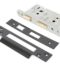 From The Anvil Black 2½" Heavy Duty Bathroom Mortice Lock