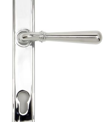 From The Anvil Polished Chrome Newbury Slimline Lever Espag. Lock Set