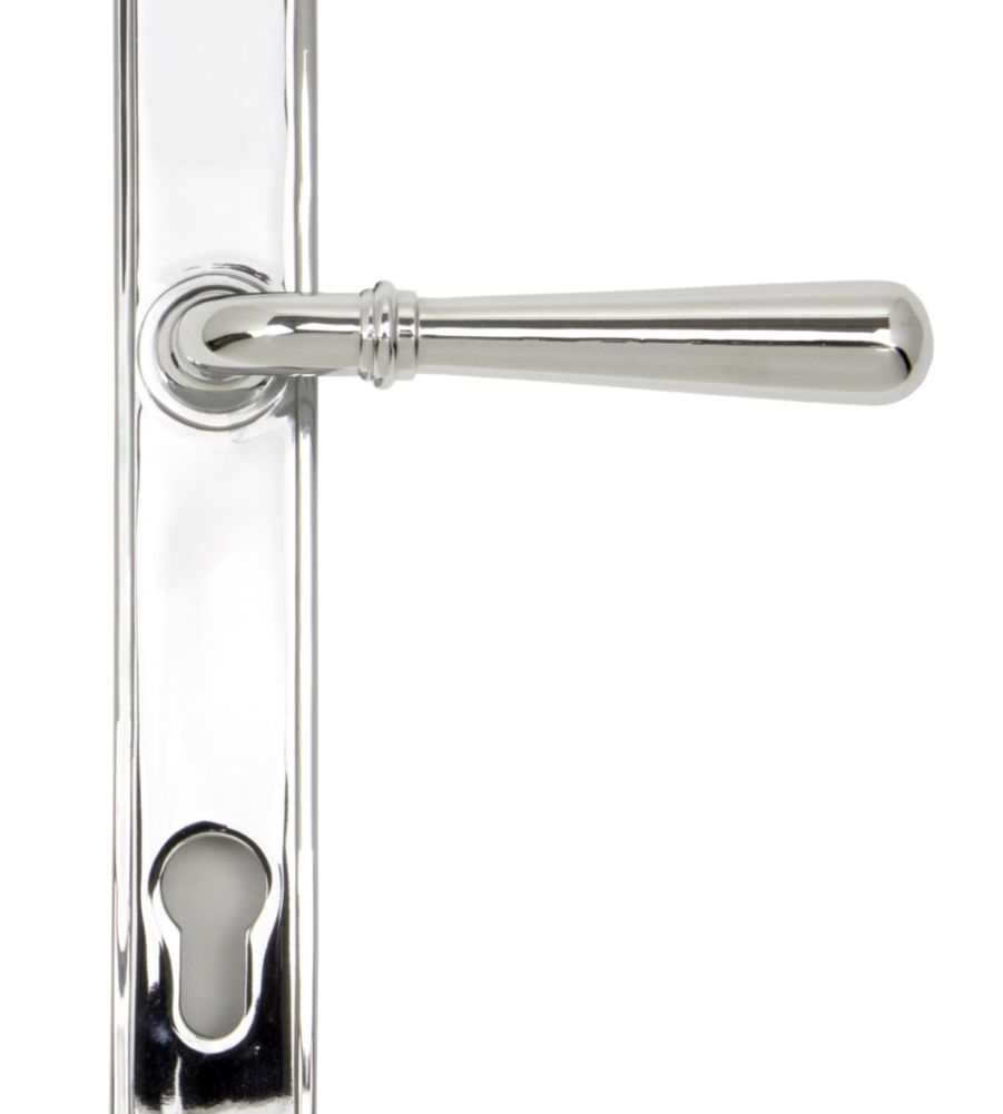 Polished Chrome Newbury Slimline Lever Espag. Lock Set