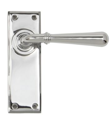 From The Anvil Polished Chrome Newbury Lever Latch Set