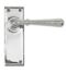 Polished Chrome Newbury Lever Latch Set