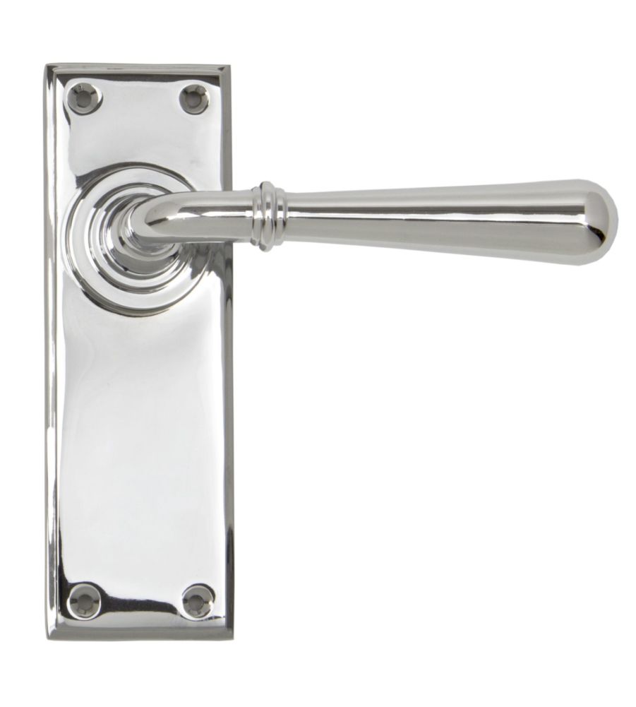 Polished Chrome Newbury Lever Latch Set