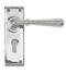 Polished Chrome Newbury Lever Euro Set