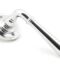Polished Chrome Newbury Lever on Rose
