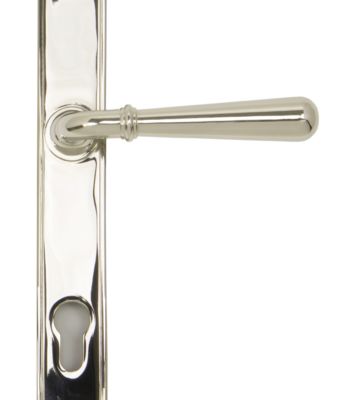 From The Anvil Polished Nickel Newbury Slimline Lever Espag. Lock Set