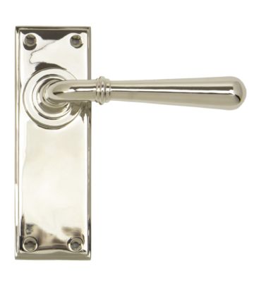 From The Anvil Polished Nickel Newbury Lever Latch Set