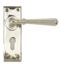 Polished Nickel Newbury Lever Euro Set